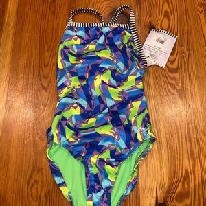 Multi colored one piece